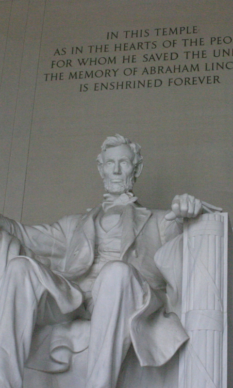 Обои Lincoln Memorial Monument 480x800