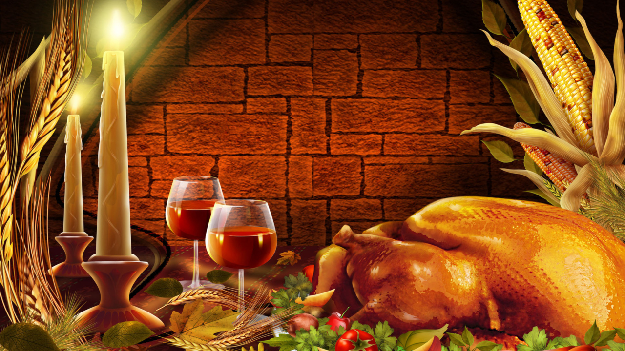 Thanksgiving Dinner wallpaper 1280x720