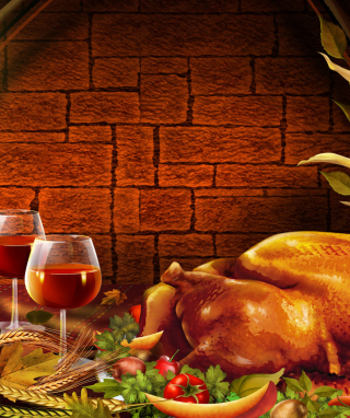 Thanksgiving Dinner - Obrázkek zdarma pro iPhone 5C
