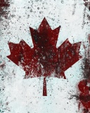 Das Canada Flag Wallpaper 128x160
