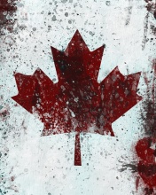 Das Canada Flag Wallpaper 176x220