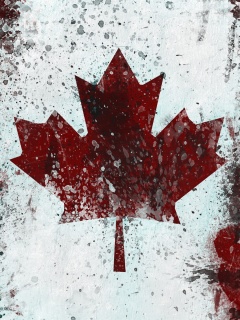 Das Canada Flag Wallpaper 240x320