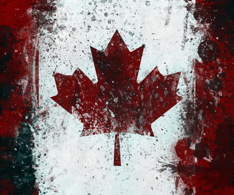 Fondo de pantalla Canada Flag 960x800