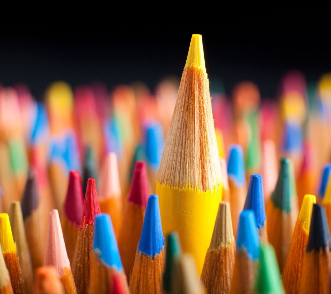 Das Colorful Pencils Wallpaper 1080x960