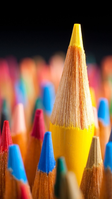 Обои Colorful Pencils 360x640