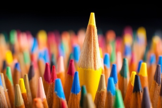 Colorful Pencils Background for Android, iPhone and iPad