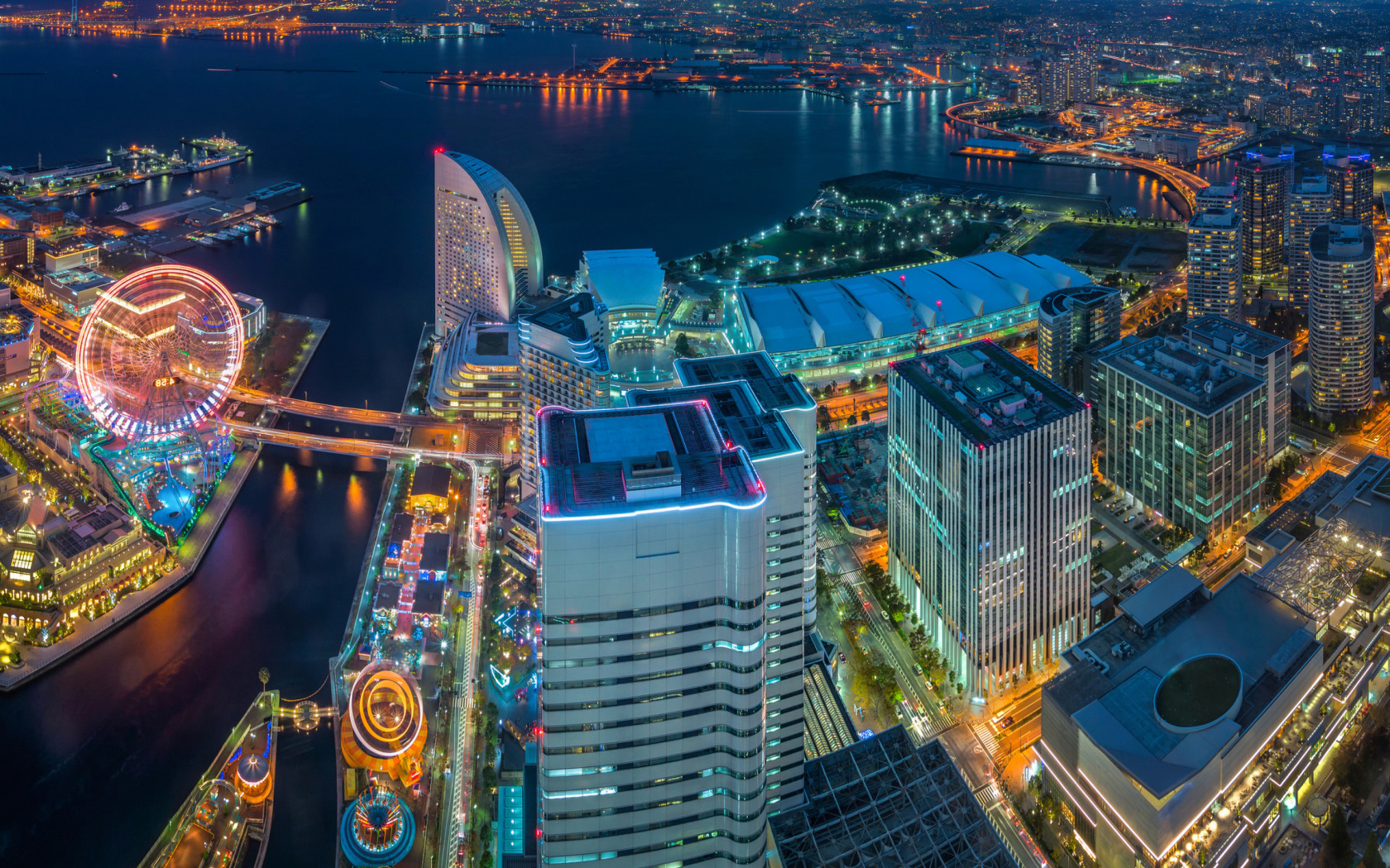 Yokohama City in Tokyo wallpaper 1680x1050