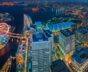 Fondo de pantalla Yokohama City in Tokyo 176x144