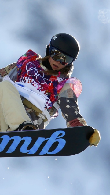 Fondo de pantalla Kaitlyn Farrington American Snowboarder 360x640