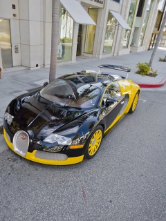 Das Bugatti Veyron Wallpaper 240x320