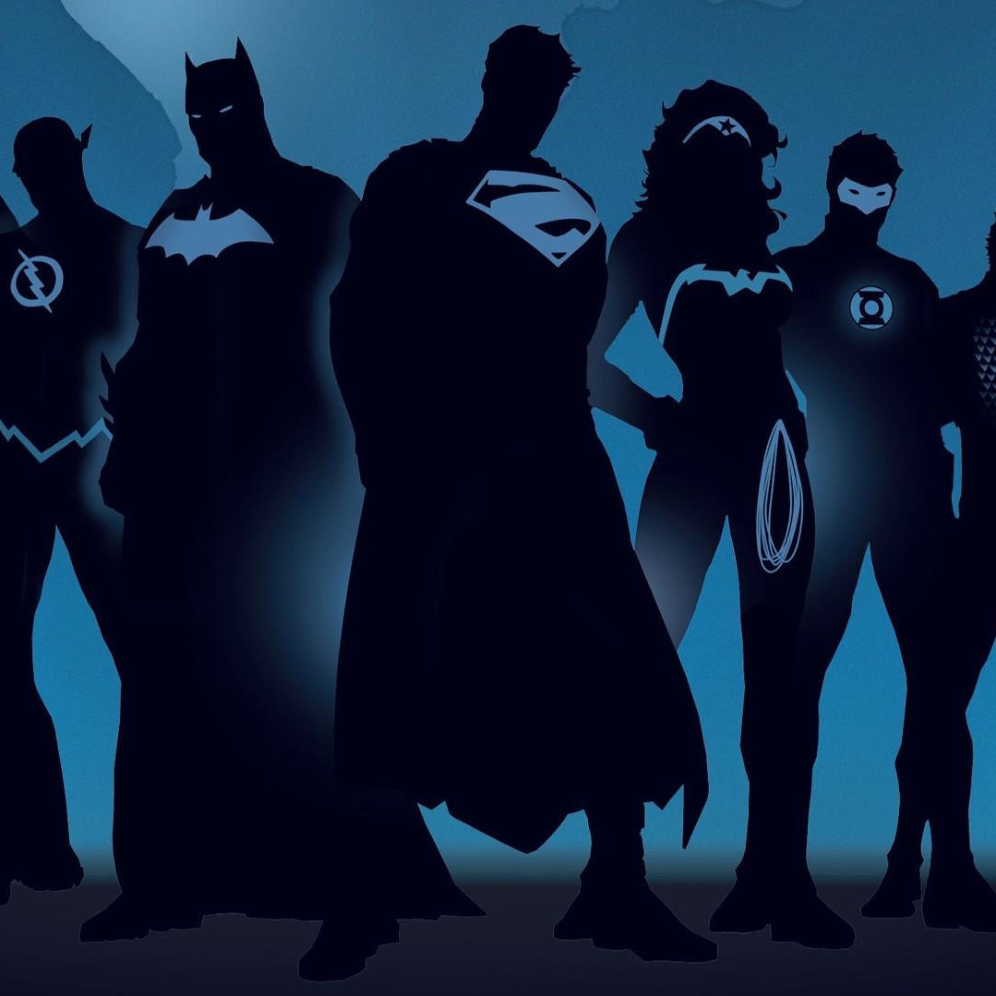 Das DC Comics Superheroes Wallpaper 2048x2048