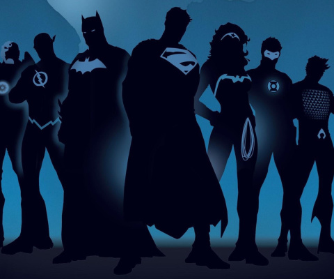 Fondo de pantalla DC Comics Superheroes 480x400