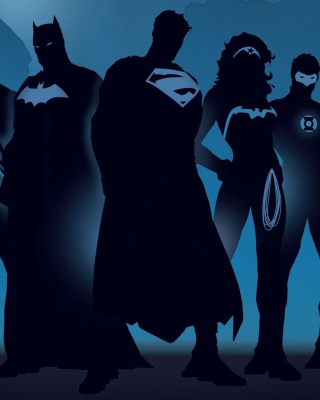 Kostenloses DC Comics Superheroes Wallpaper für Nokia Asha 300