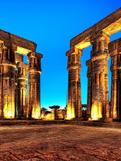 Screenshot №1 pro téma Luxor In Egypt 240x320