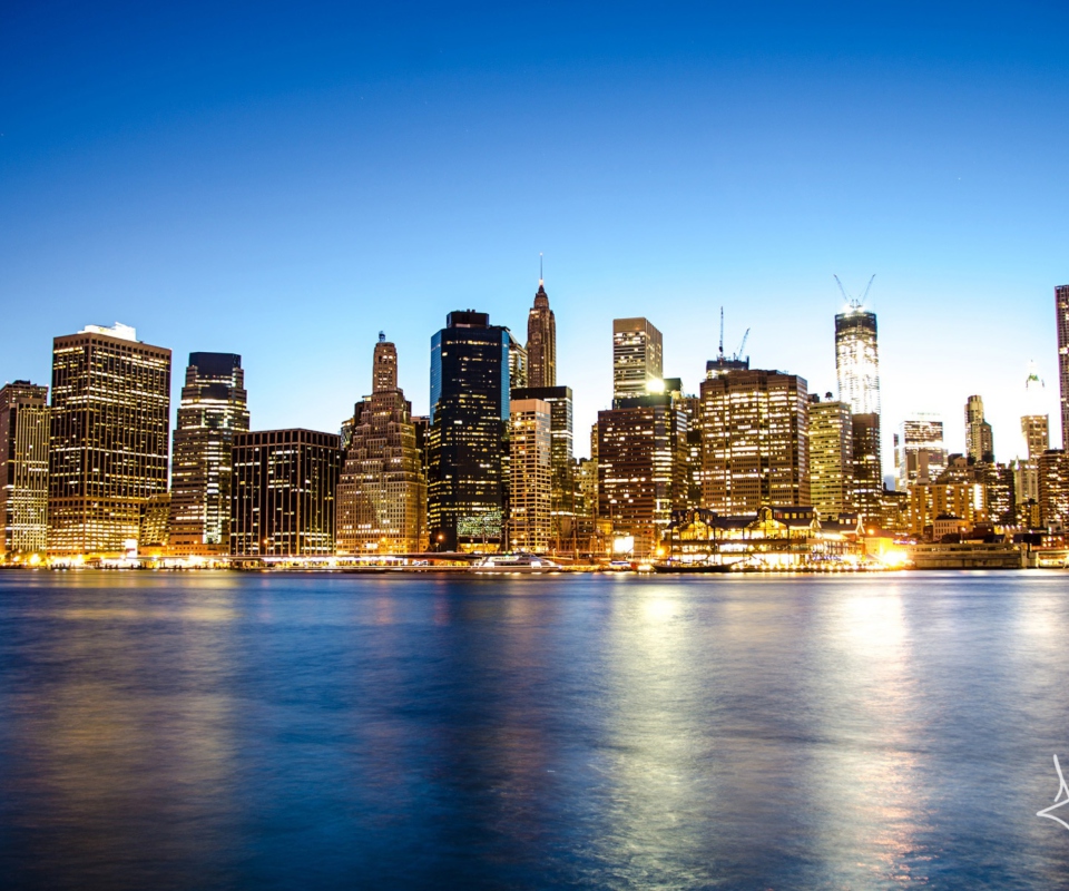 Das Manhattan Skyline Wallpaper 960x800