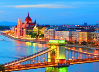 Budapest - Hungarian Parliament Building sfondi gratuiti per cellulari Android, iPhone, iPad e desktop