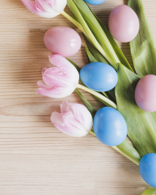 Easter Tulips sfondi gratuiti per 640x1136