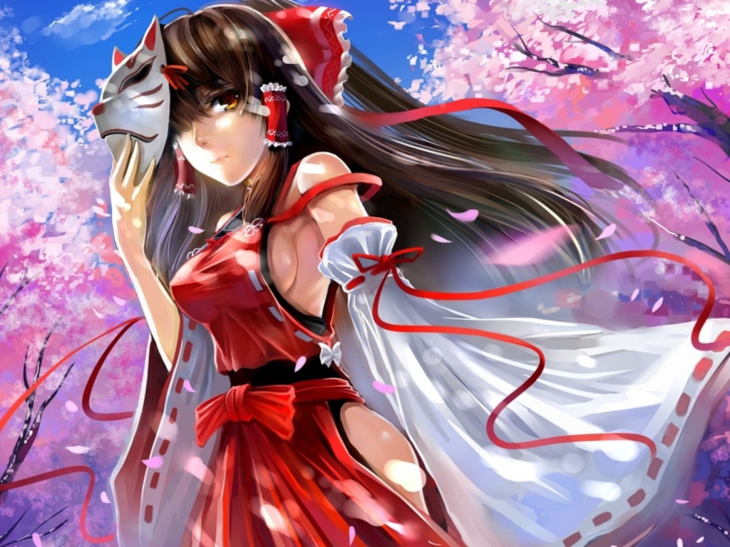 Screenshot №1 pro téma Hakurei Reimu 1024x768