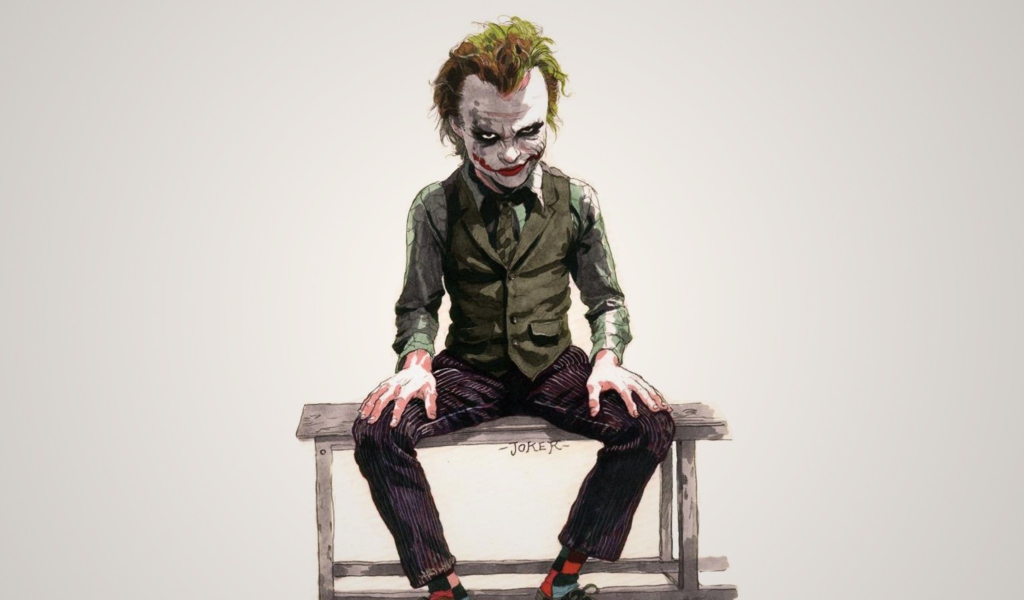 The Dark Knight, Joker wallpaper 1024x600
