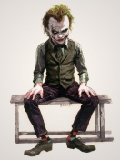 Fondo de pantalla The Dark Knight, Joker 132x176