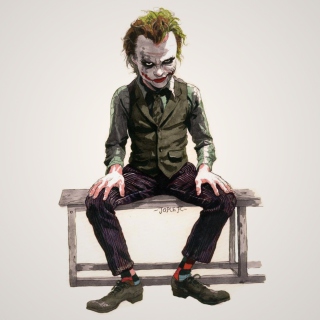 The Dark Knight, Joker - Obrázkek zdarma pro iPad mini