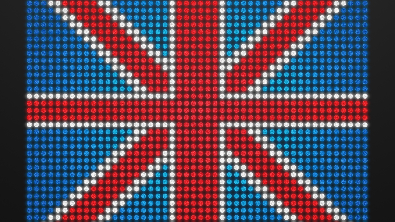 Das British Flag Wallpaper 1366x768