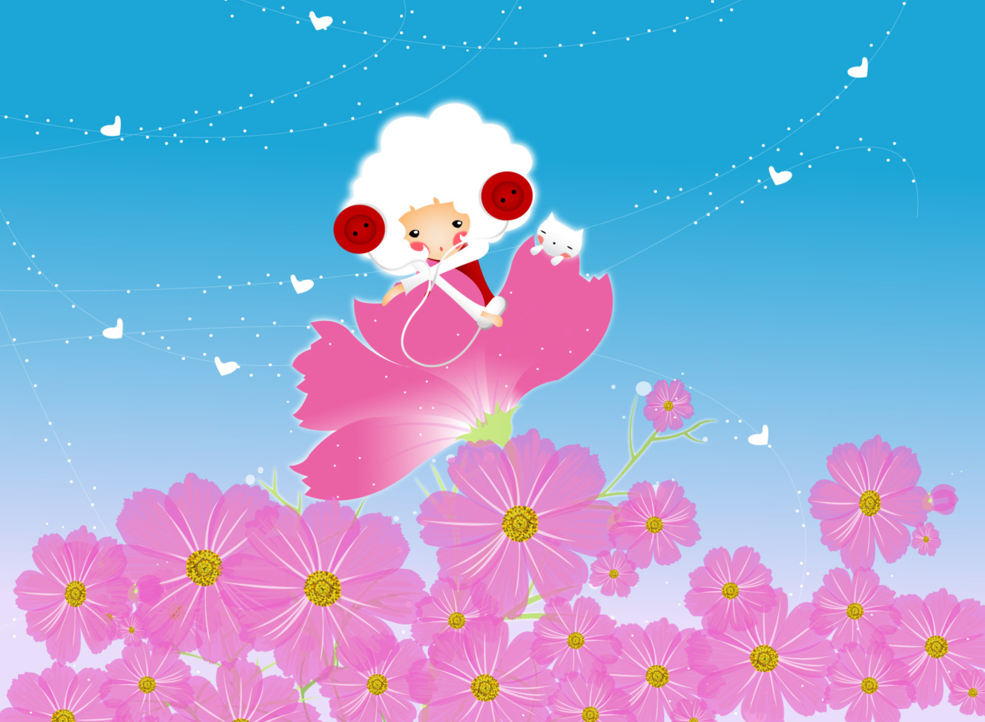 Screenshot №1 pro téma Flower Friends 1920x1408