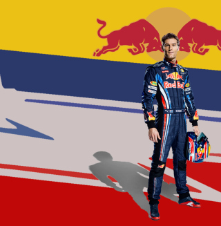 Kostenloses Sebastian Vettel Red Bull Wallpaper für iPad mini