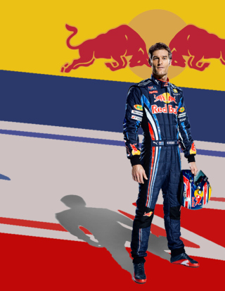 Sebastian Vettel Red Bull sfondi gratuiti per Nokia Asha 306