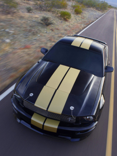 Screenshot №1 pro téma Shelby Mustang GT-H 240x320