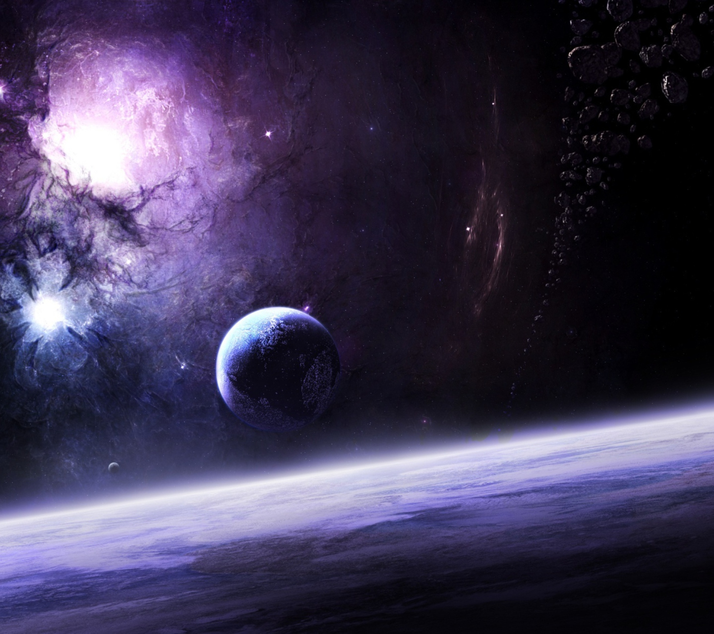 Fondo de pantalla Space Power 1440x1280