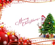 Fondo de pantalla Merry Christmas Card 176x144