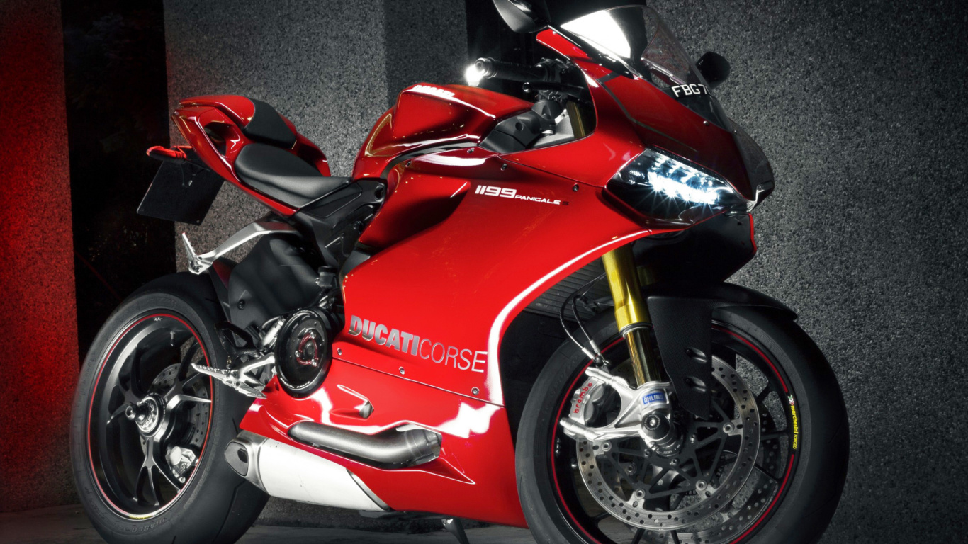 Fondo de pantalla Ducati 1199 1366x768