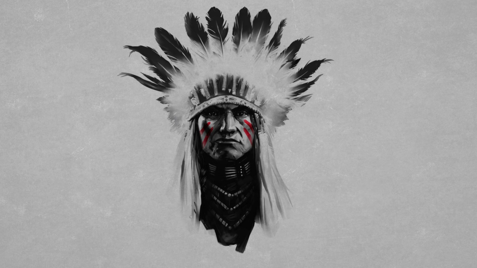 Das Indian Chief Wallpaper 1920x1080