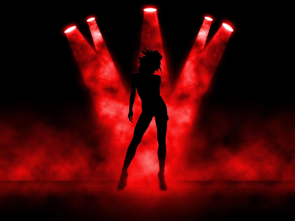 Das Red Lights Dance Wallpaper 1024x768