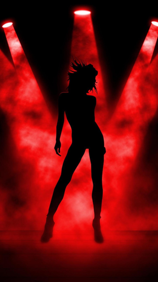 Das Red Lights Dance Wallpaper 640x1136