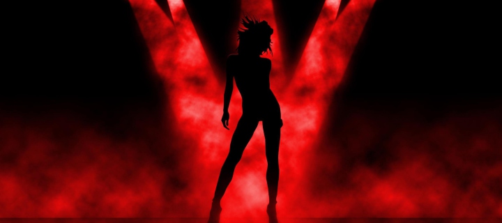 Das Red Lights Dance Wallpaper 720x320
