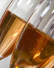Screenshot №1 pro téma Rose champagne in glass 176x220