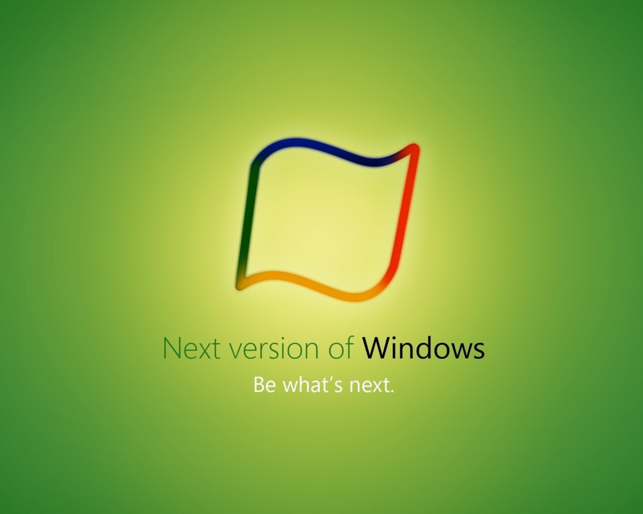 Обои Windows 8 Green Edition 1280x1024