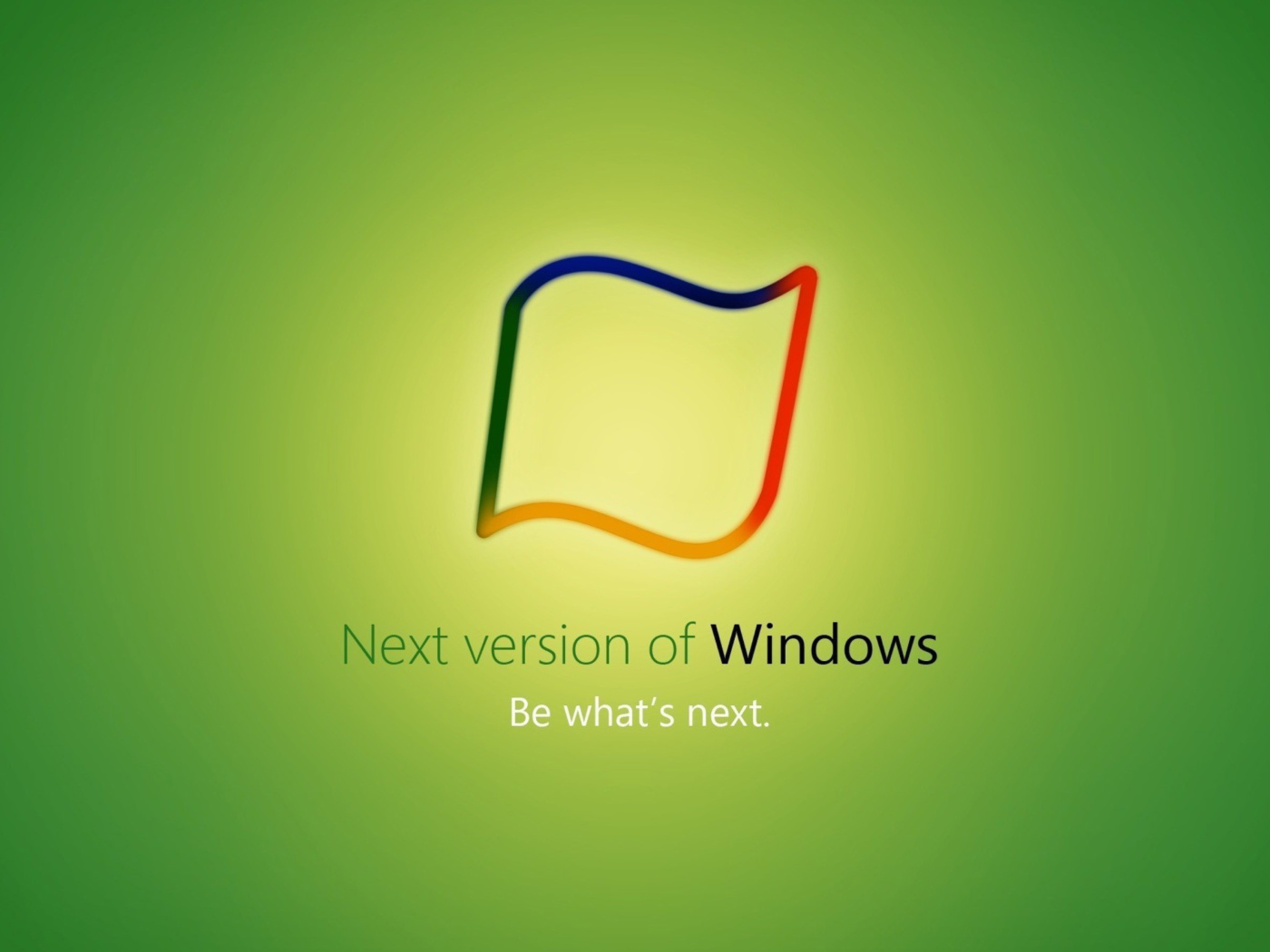 Das Windows 8 Green Edition Wallpaper 1400x1050