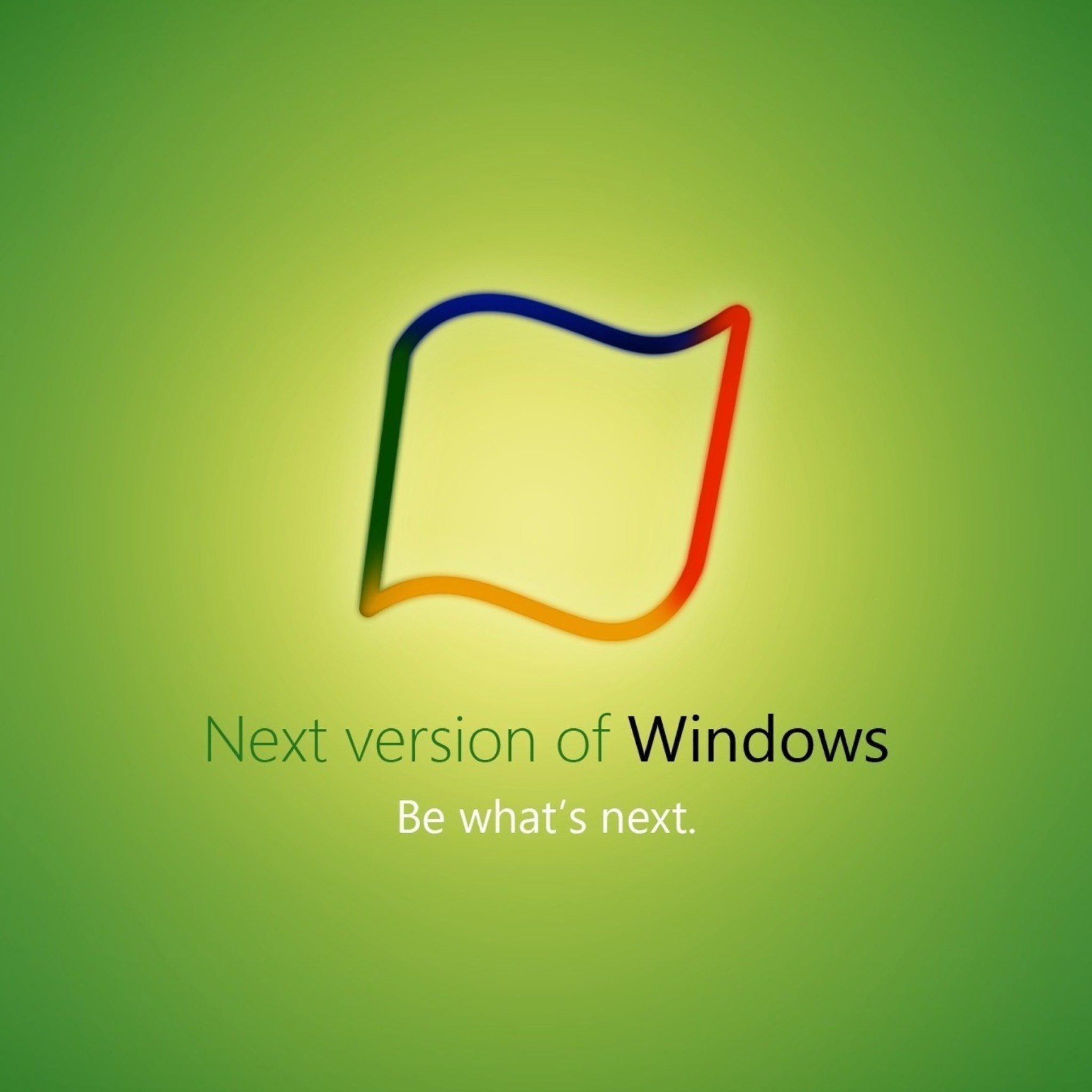 Обои Windows 8 Green Edition 2048x2048