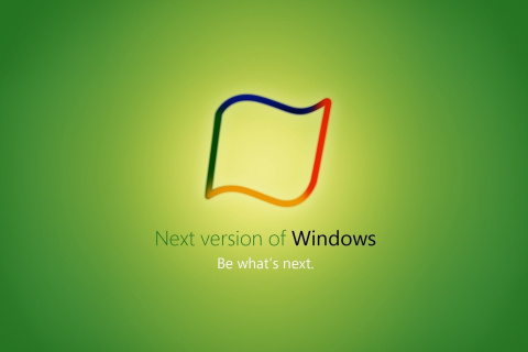 Fondo de pantalla Windows 8 Green Edition 480x320