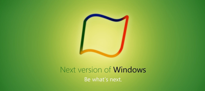 Fondo de pantalla Windows 8 Green Edition 720x320
