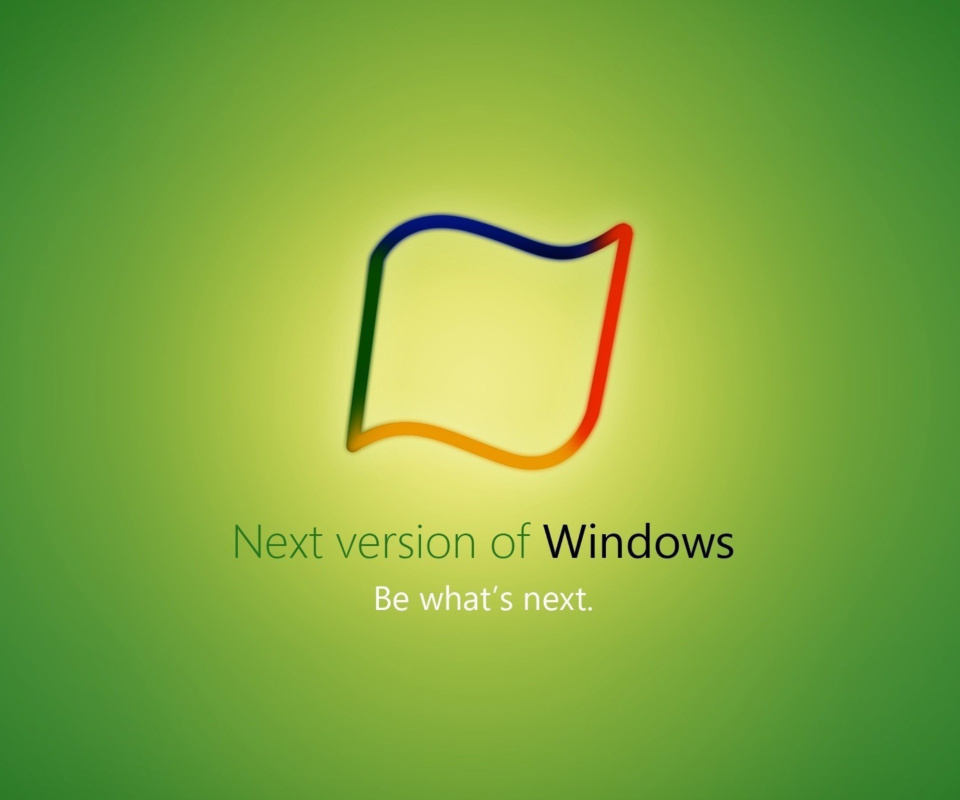 Fondo de pantalla Windows 8 Green Edition 960x800