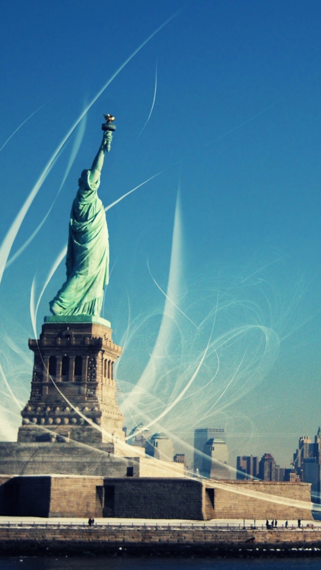 Screenshot №1 pro téma Statue Of Liberty 640x1136
