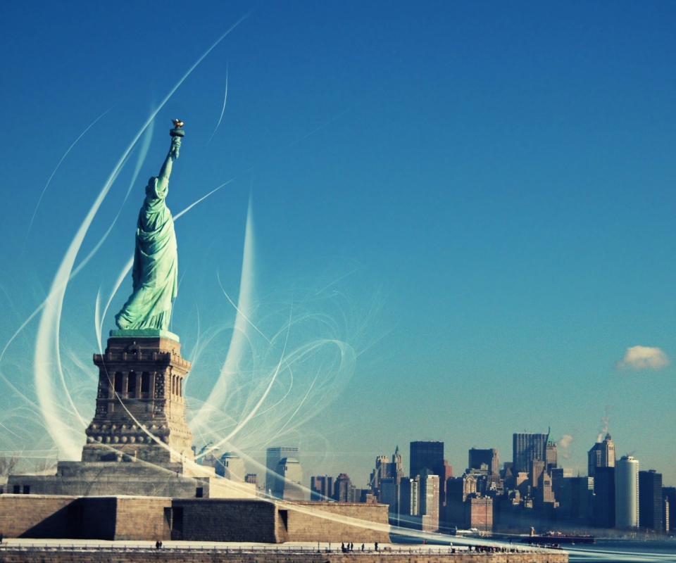 Sfondi Statue Of Liberty 960x800
