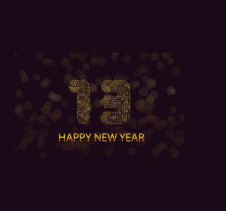 Happy New Year 2013 - Obrázkek zdarma pro 1024x1024