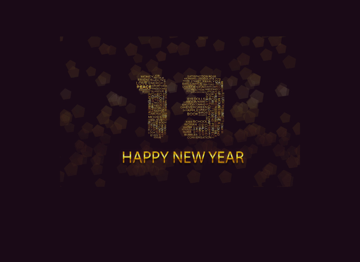 Das Happy New Year 2013 Wallpaper