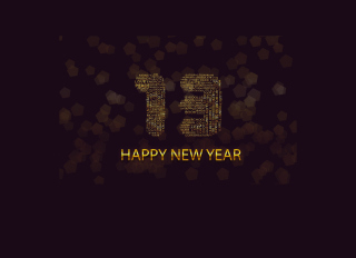 Happy New Year 2013 - Obrázkek zdarma pro Widescreen Desktop PC 1280x800