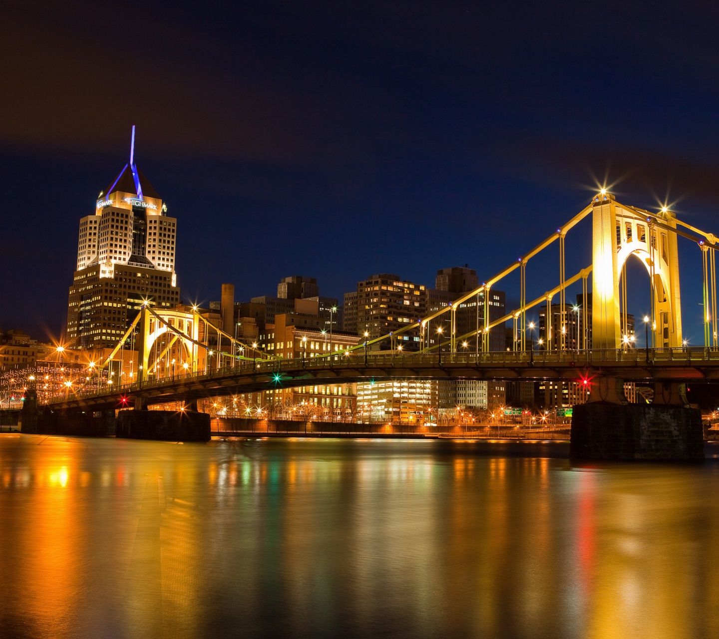 Screenshot №1 pro téma Bridge in Pittsburgh Pennsylvania 1440x1280